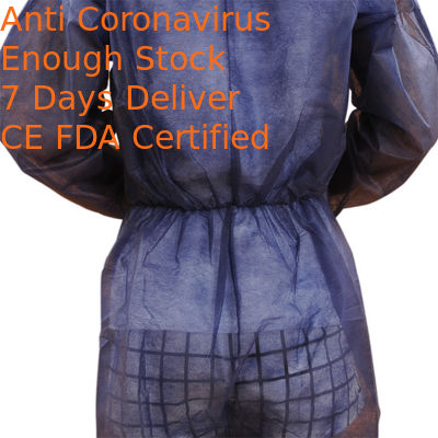 Lightweight Non Woven Disposable Medical Protective Clothing S - 3XL Available