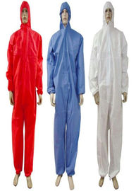 Disposable Non Woven Coverall S - 7XL With Elastic Hood / Wrist / Waist / Ankle