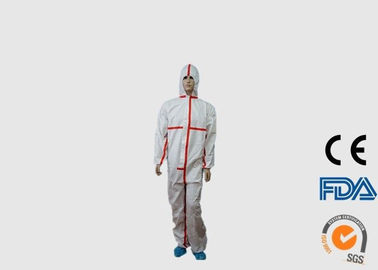 सांस डिस्पोजेबल पीपीई Coveralls, टाइप 4 5 6 रासायनिक प्रतिरोधी डिस्पोजेबल Coveralls