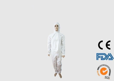 तेल प्रतिरोधी डिस्पोजेबल Coverall सूट, आरामदायक डिस्पोजेबल काम Coveralls
