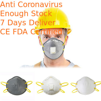 Breathable Disposable Pollution Mask Size 20 * 12cm With Ergonomic Cutting