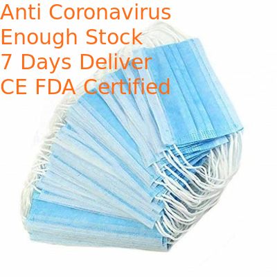 Anti Virus Disposable Face Mask Environment Friendly For Food Processing