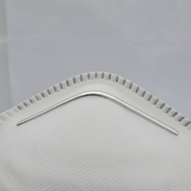 Grey Color Ffp2 Cup Mask No Maintenance  With Foam Nose Cushion Wedge