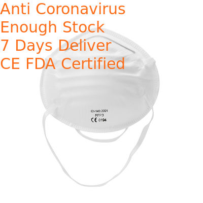 High Softness Cupped Face Mask Not Tighten Ears For Mining / Textile