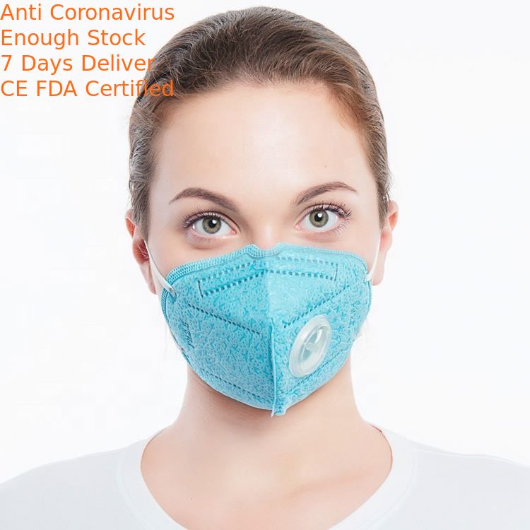 Folding Disposable Non Woven Face Mask 4 Layers Composition Size 10.5 X 15.5cm