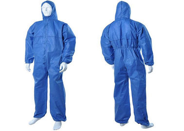 रासायनिक प्रतिरोधी डिस्पोजेबल Hooded Coveralls, लौ Retardant डिस्पोजेबल Coveralls