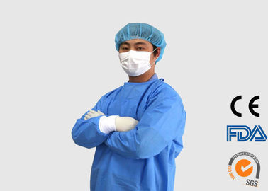 मेडिकल स्टाफ सुरक्षा के लिए डिस्पोजेबल गैर बुना अलगाव गाउन निविड़ अंधकार